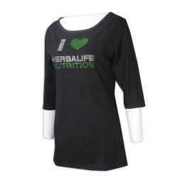 T1017 Online Ordering Women's Sleeve T-shirt Design Black Round Neck Hot Drilling T-shirt Shop HERBALIFE Malaysia T1017 Online Ordering Women's Sleeve T-shirt Design Black Round Neck Hot Drilling T-shirt Shop HERBALIFE Malaysia
